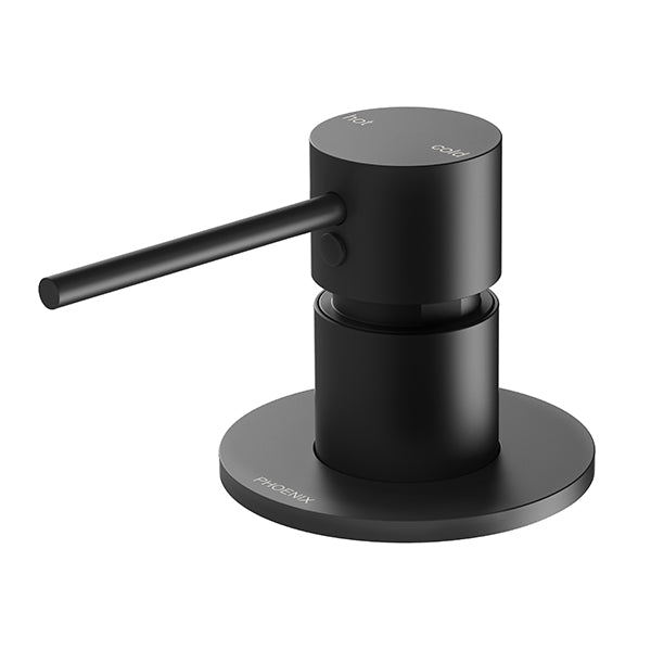 Phoenix Vivid Slimline Hob Mixer - Matte Black - The Blue Space