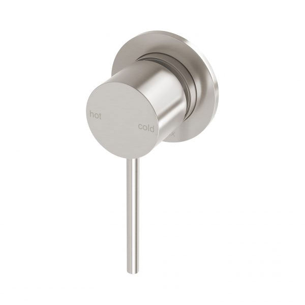 Phoenix Vivid Slimline Shower/Wall Mixer 60mm Backplate Brushed Nickel