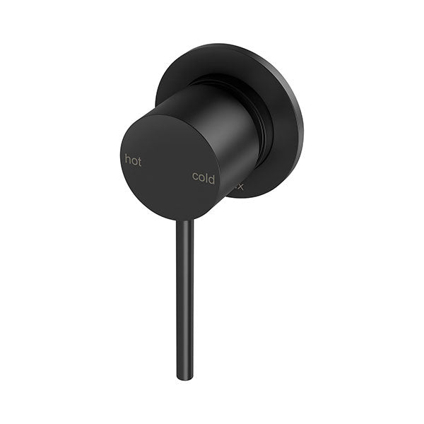 Phoenix Vivid Slimline Shower/Wall Mixer 60mm Backplate Matte Black