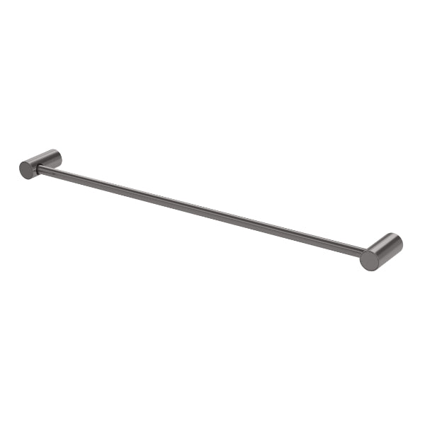 Phoenix Vivid Slimline Single Towel Rail - Brushed Carbon