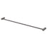 Phoenix Vivid Slimline Single Towel Rail 800mm in Brushed Carbon - The Blue Space