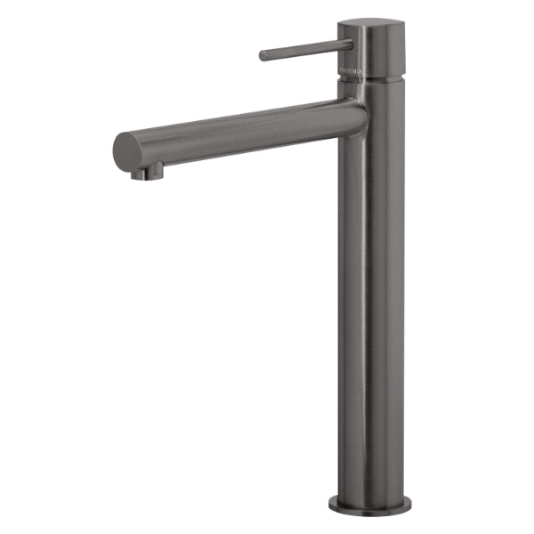 Phoenix Vivid Slimline Vessel Mixer in Brushed Carbon - The Blue Space