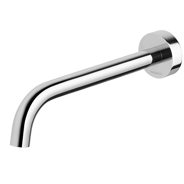Phoenix Vivid Slimline Wall Basin Outlet 230mm - Chrome