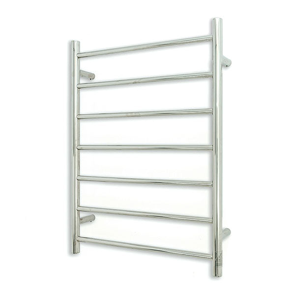 Radiant Round 7 Bar Heated Rail 600x800mm Polished Stainless Steel