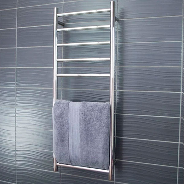 Radiant Round 10 Bar Heated Towel Ladder 430 x 1100 Polished