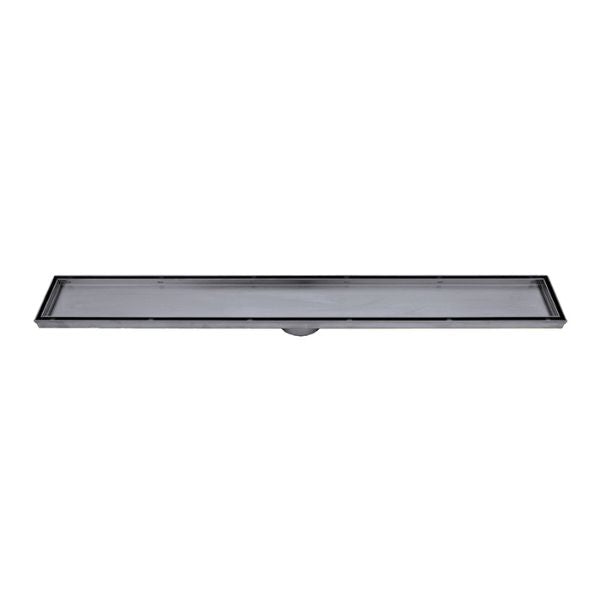 Radiant Tile Insert Linear Shower Grate Gun Metal Grey 600 - 900mm