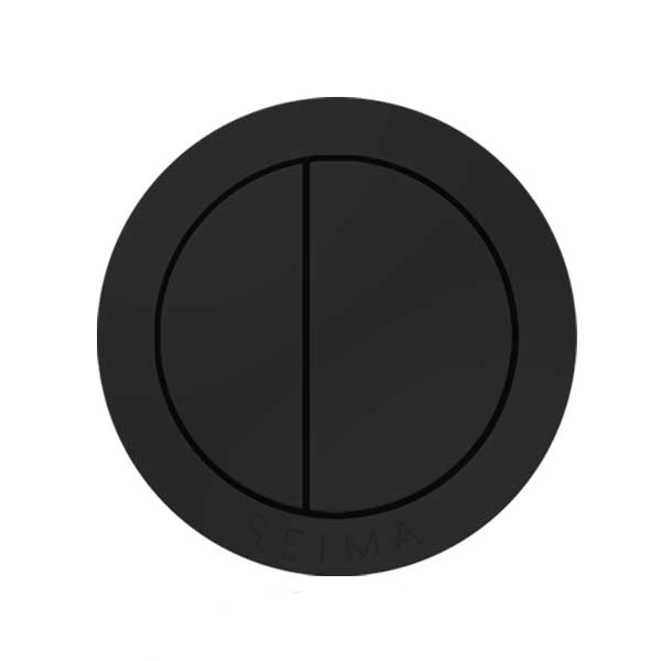 Seima Cistern Buttons - Matte Black - The Blue Space