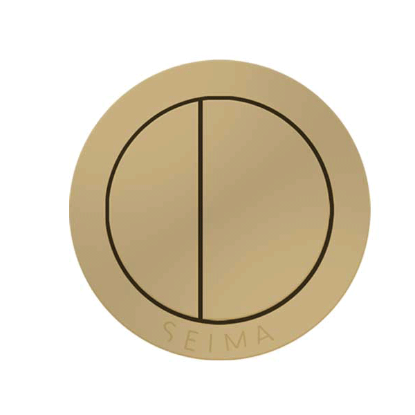 Seima Cistern Buttons - Brushed Gold