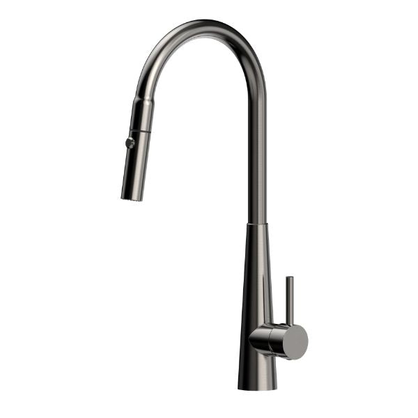 Suprema Xpress Fit Xcel Stainless Steel Retractable Sink Mixer Gun Metal
