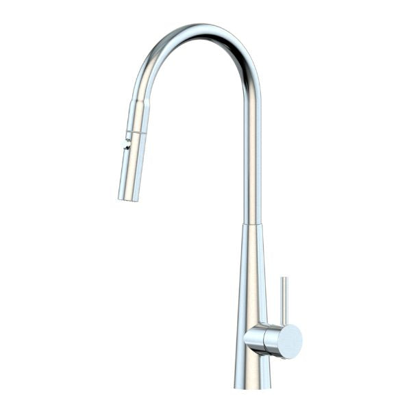Suprema Xpress Fit Xcel Stainless Steel Retractable Sink Mixer Polished