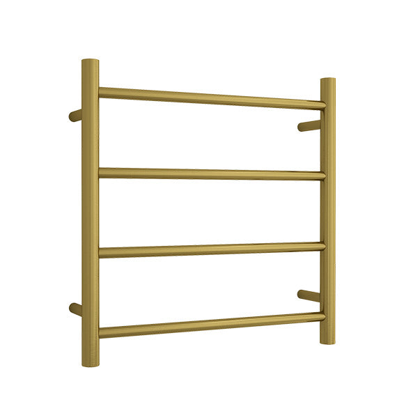Thermogroup 4 Bar Thermorail Round Heated Towel Ladder 550mm Brushed Gold