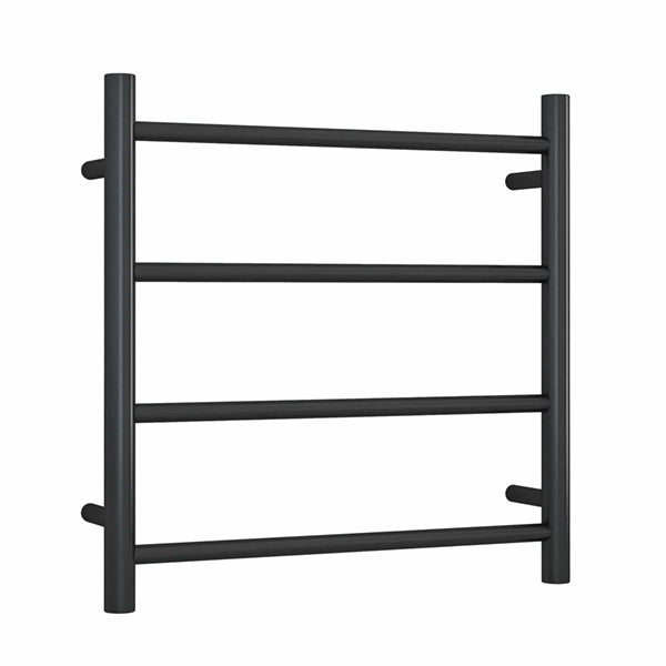 Thermogroup 4 Bar Thermorail Black Round Heated Towel Ladder 550mm