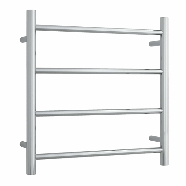 Thermogroup 4 Bar Thermorail Polished Stainless Round Heated Towel Ladder 550mm