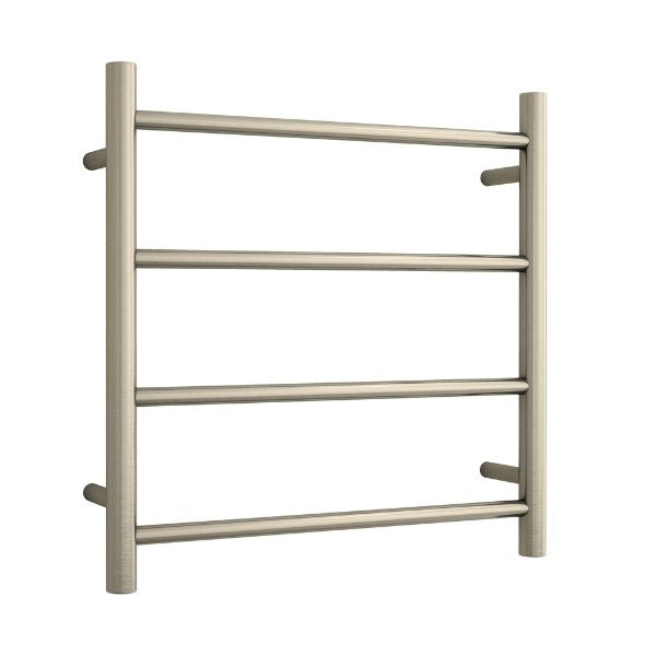 Thermogroup 4 Bar Thermorail Round Heated Towel Ladder 550mm Brushed Nickel