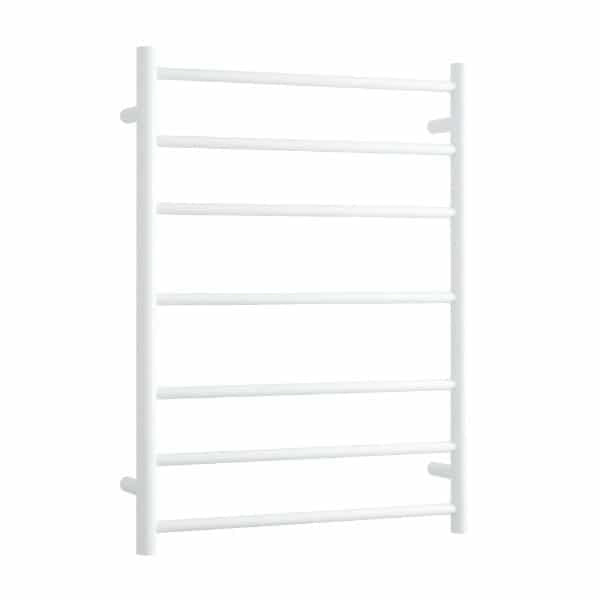 Thermogroup 7 Bar Heated Towel Rail White Satin 600mm