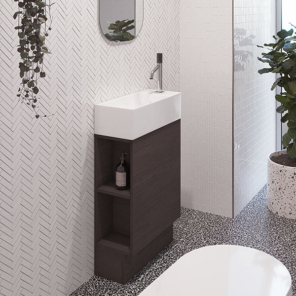 Timberline Lottie Floor Standing Vanity 480mm