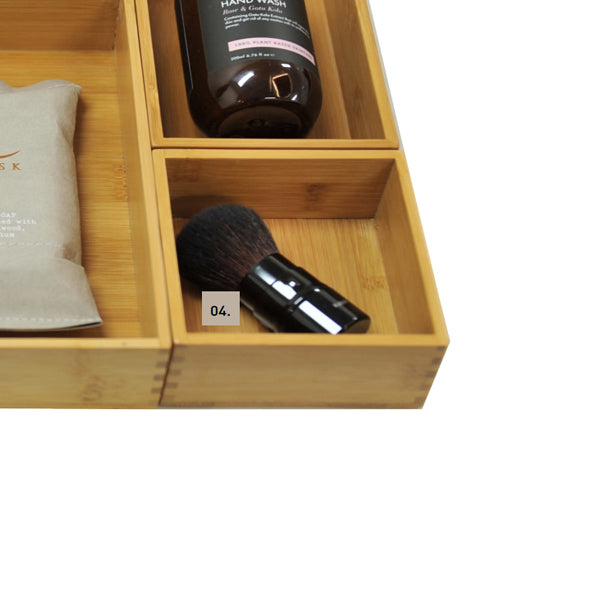 Timberline Modular Organiser System - Bamboo Box 100mm x 100mm