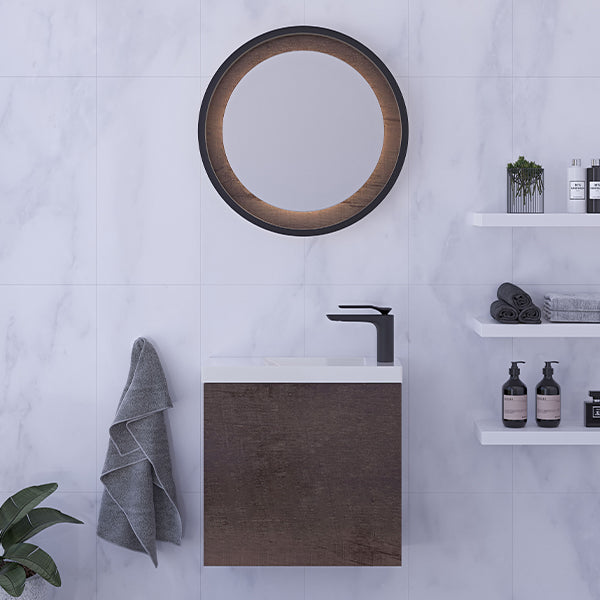 Timberline Ollie Bathroom Wall Hung Small Vanity 400 & 550 - The Blue Space