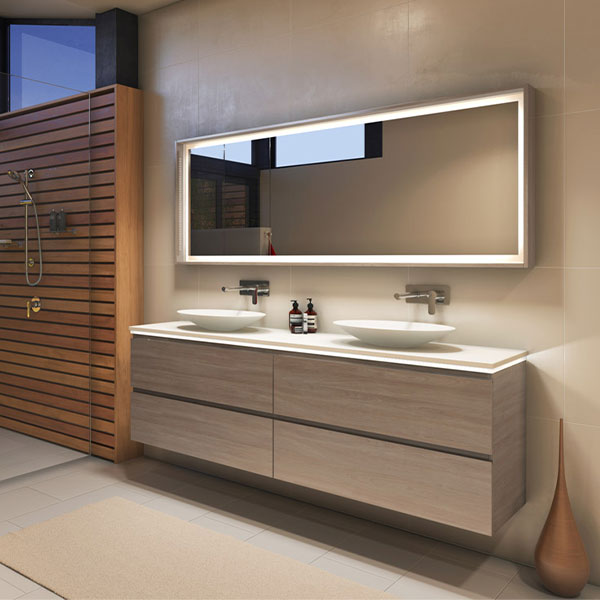 Timberline Oxbow Wall Hung Vanity with Above Counter Basin
