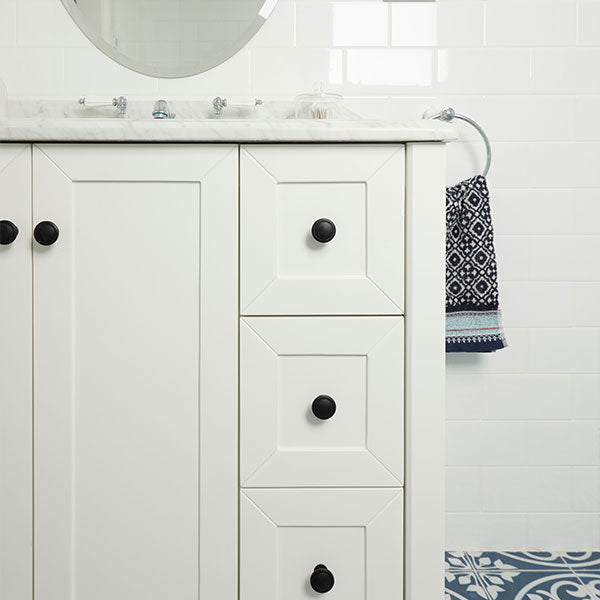Turner Hastings Coventry 90 x 55 Vanity With White Marble Top