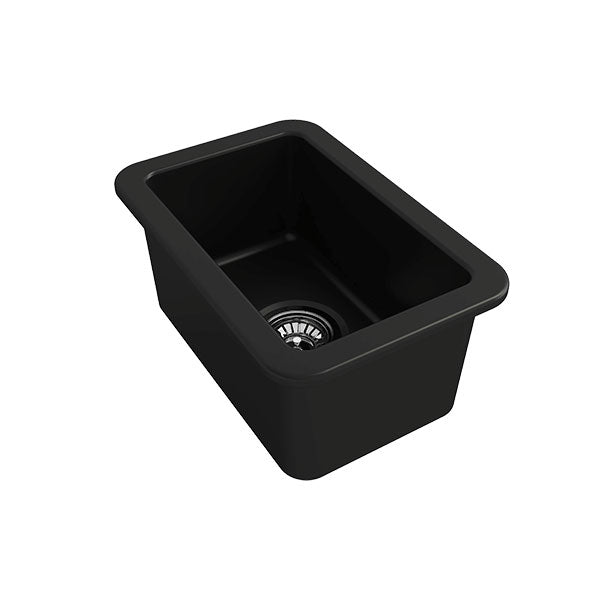 Turner Hastings Cuisine 30 x 46 Inset/Undermount Fine Fireclay Sink - Matte Black