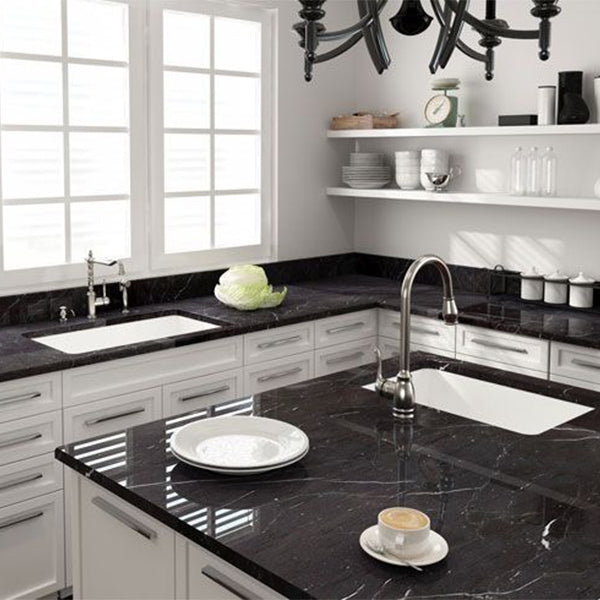 Turner Hastings Cuisine 81 x 48 Inset/Undermount Fine Fireclay Sink