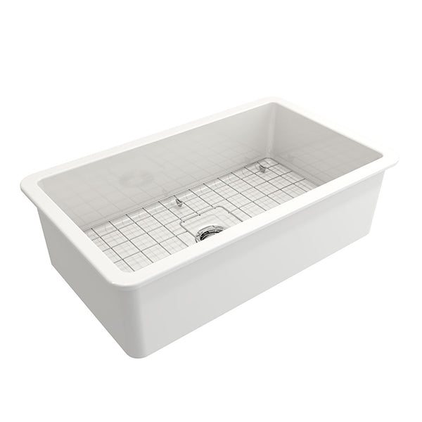 Turner Hastings Cuisine 81 x 48 Inset/Undermount Fine Fireclay Sink
