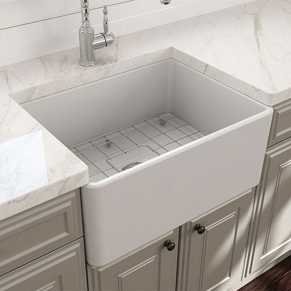 Turner Hastings Novi 61 x 46 Universal Flat or Ribbed Fireclay Butler Sink