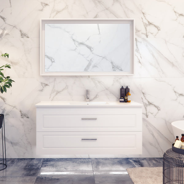 Timberline Nevada Plus Classic Wall Hung Vanity with Ceramic Top
