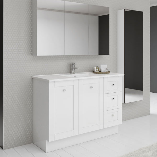 Timberline Victoria Floor Standing Vanity with Alpha Ceramic Top