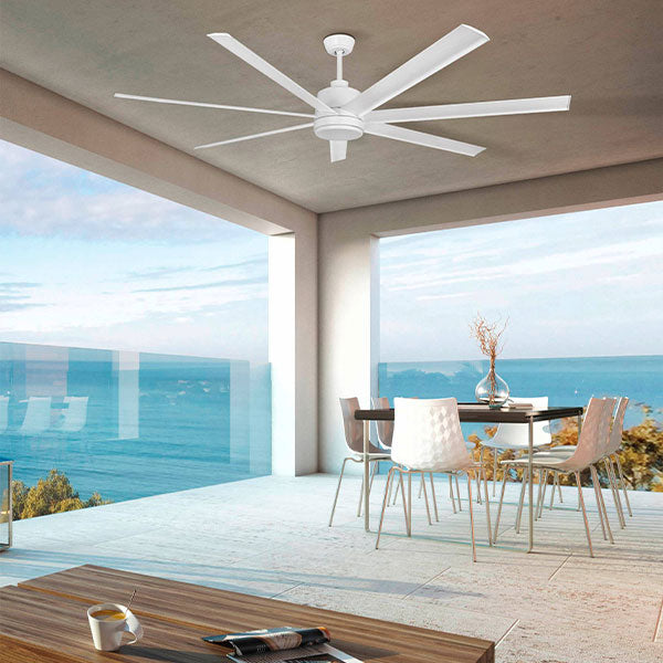 Eglo Tourbillion 80in 203cm DC Ceiling Fan - White