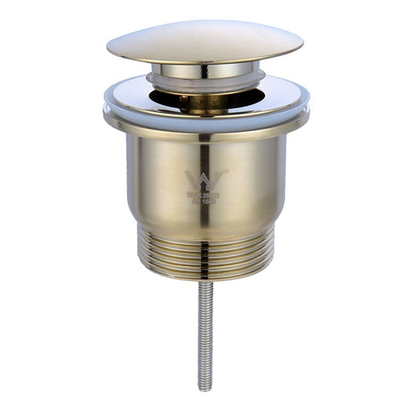 Turner Hastings Universal 32/40mm Two Piece Brass Pop-up Waste - Brushed Brass