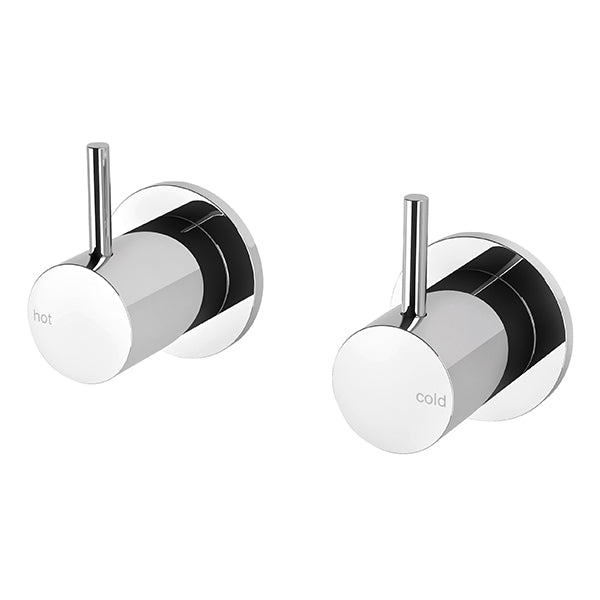 Phoenix Vivid Slimline Wall Top Assemblies Extended 15mm Spindles - Chrome