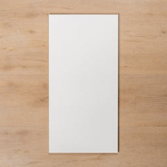 White Gemma Tile Rectified Gloss 300 x 600 x 9mm Ceramic