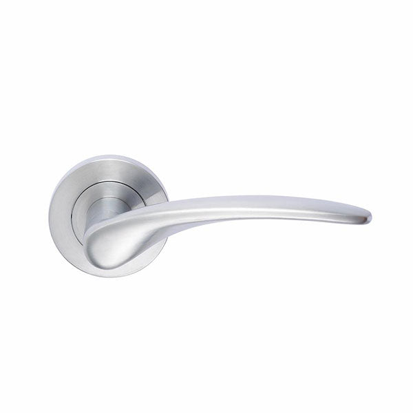 Zanda Apollo Passage Door Handle Set Satin Chrome