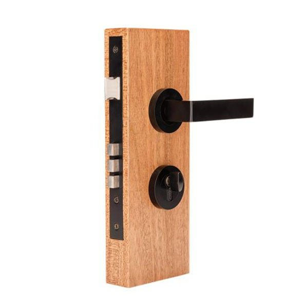 Zanda Boston Entrance Door Handle Set Matte Black