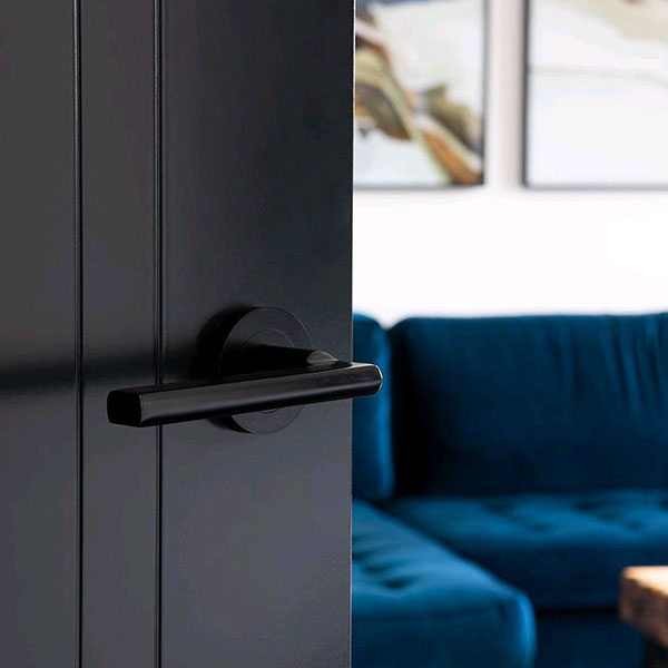 Zanda Epic Passage Door Handle Set Matte Black