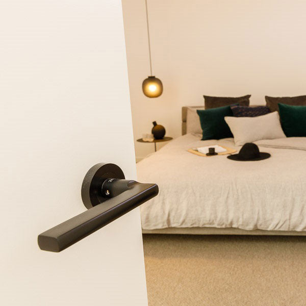 Zanda Epic Passage Door Handle Set Matte Black