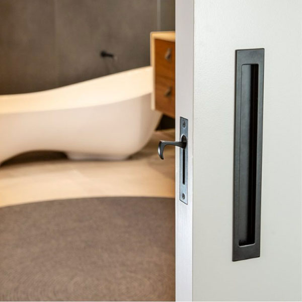 Zanda Verve Flush Pull Handle Kit Matte Black