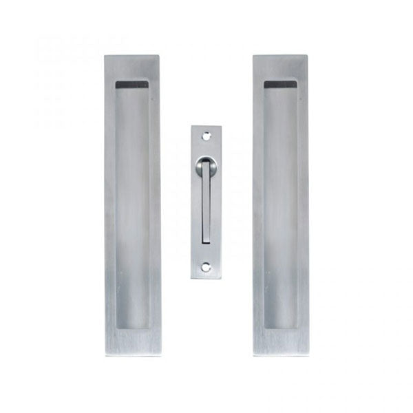 Zanda Verve Flush Pull Handle Kit Stainless Steel
