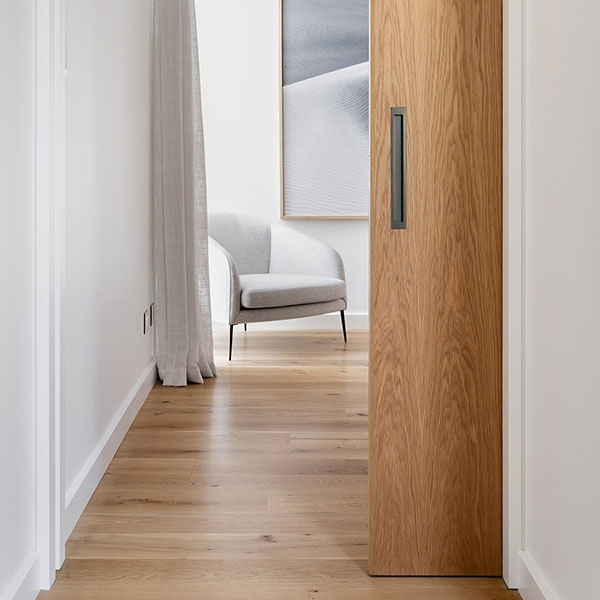 Zanda Verve Flush Pull Handle Graphite Nickel 300mm